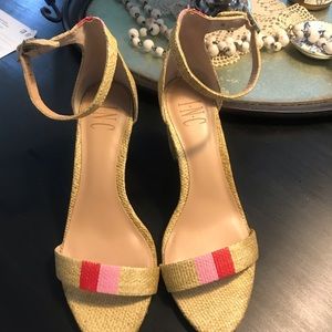 Size 8 pumps w/adjustable ankle strap by INC